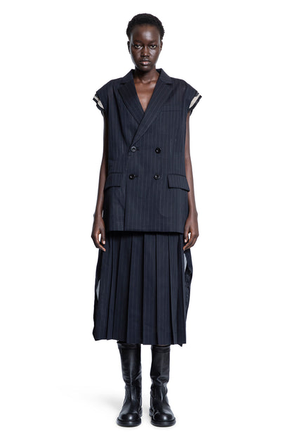 SACAI WOMAN BLACK SKIRTS