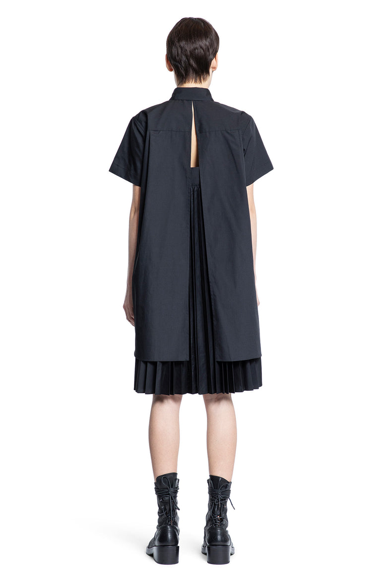 SACAI WOMAN BLACK DRESSES