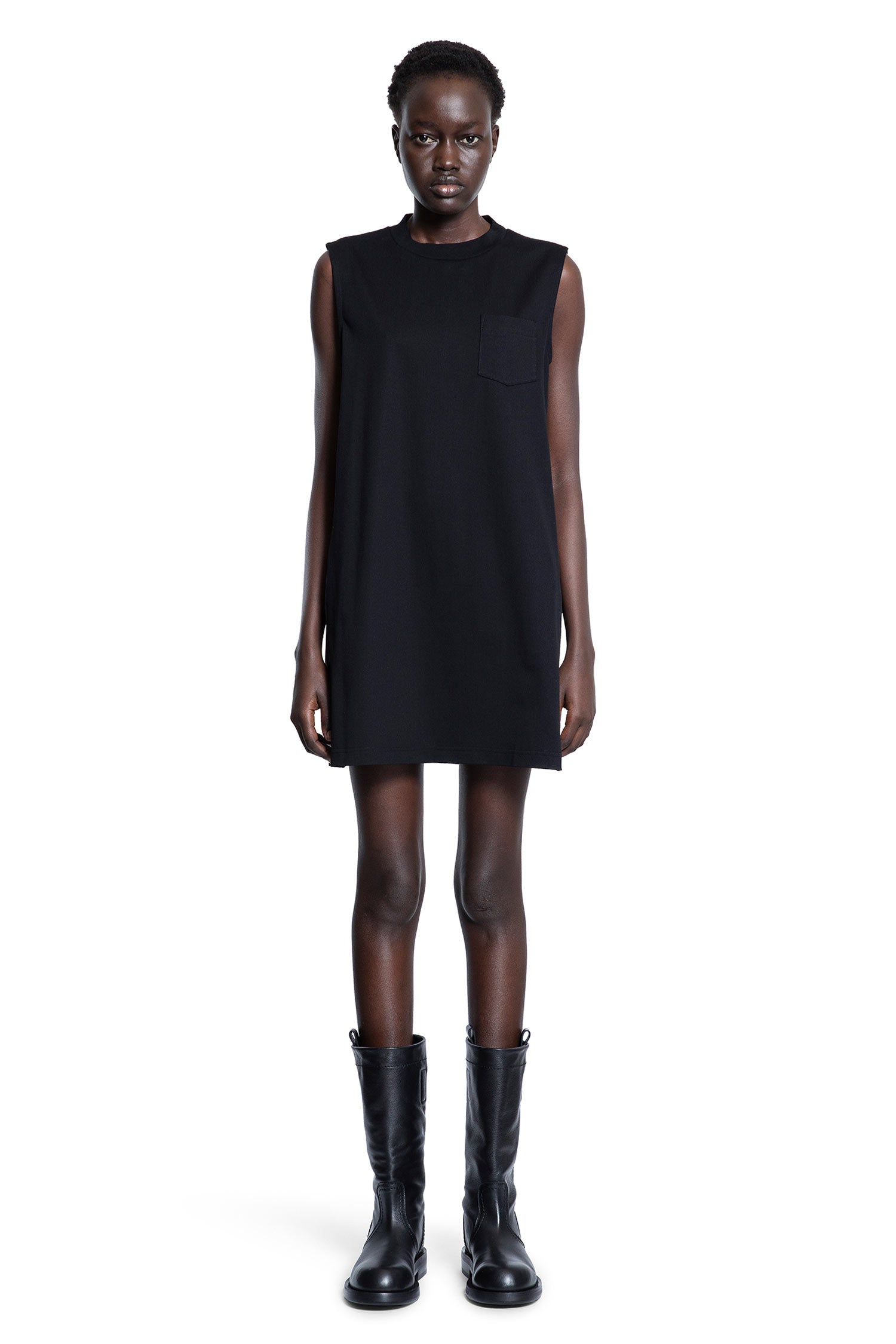 SACAI WOMAN BLACK DRESSES