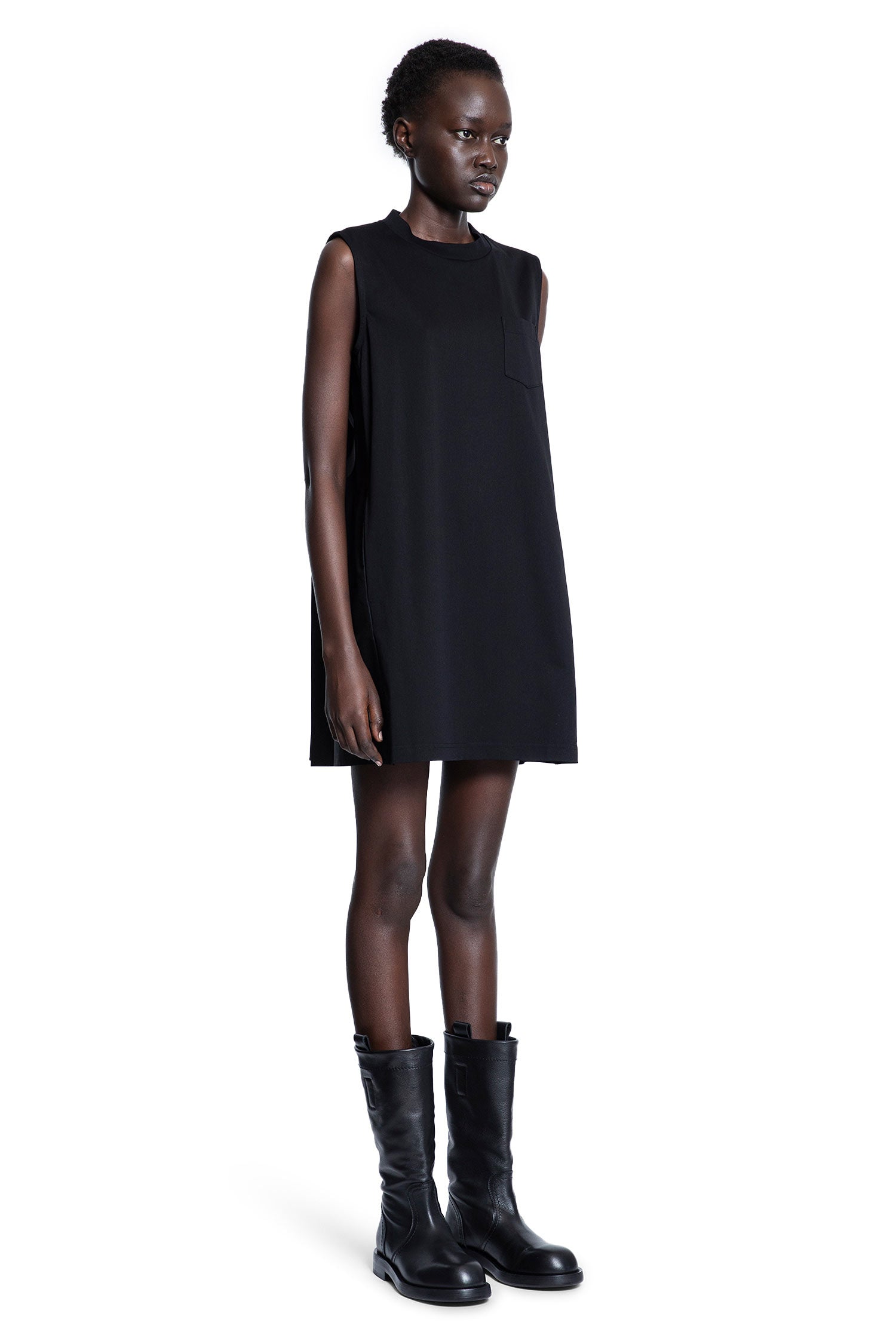 SACAI WOMAN BLACK DRESSES