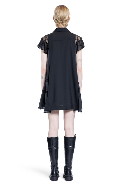 SACAI WOMAN BLACK DRESSES