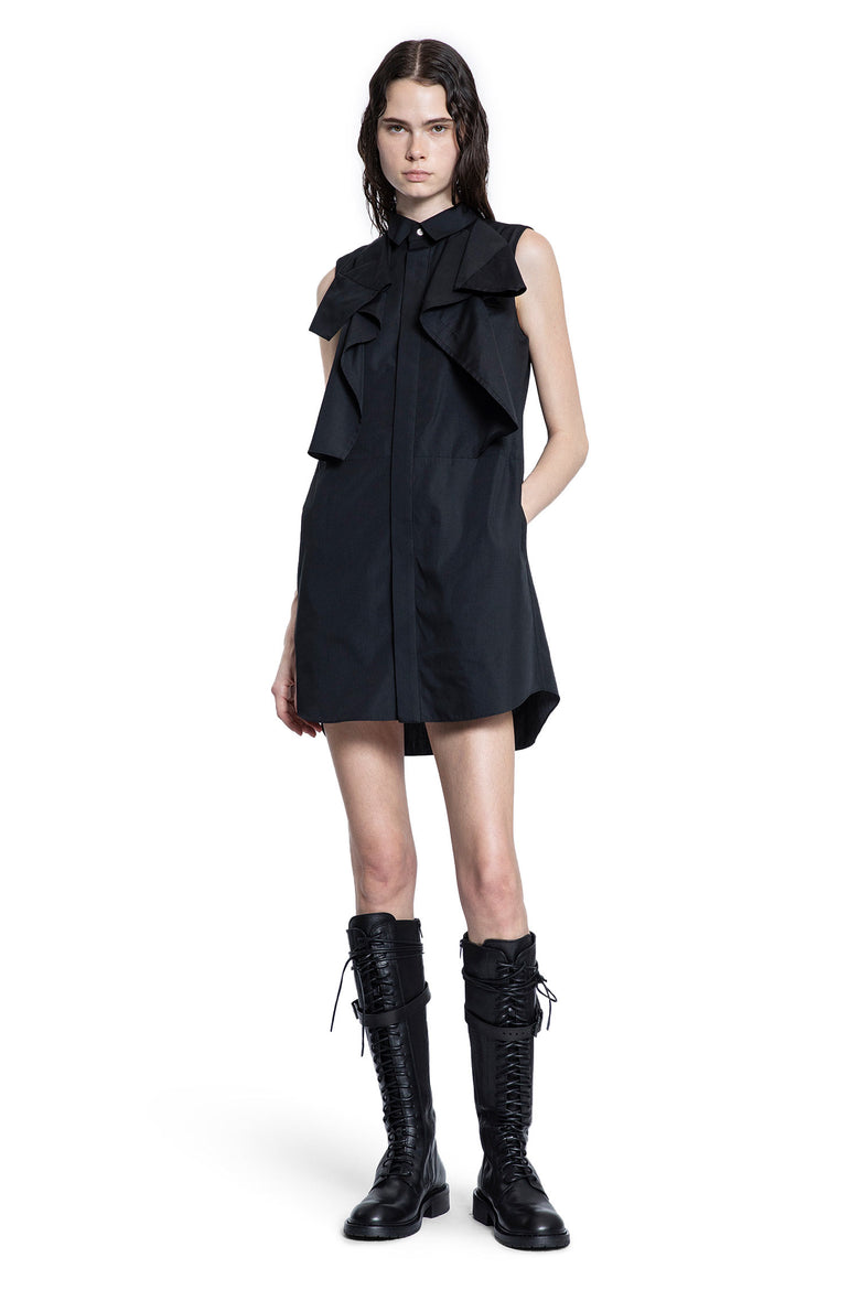 SACAI WOMAN BLACK DRESSES