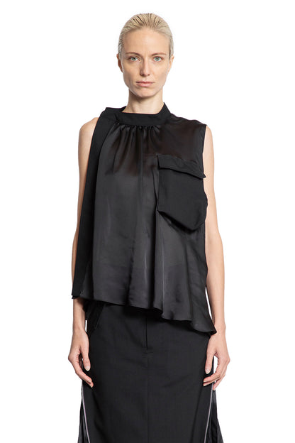 Satin Sleeveless Top