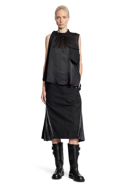 Satin Sleeveless Top