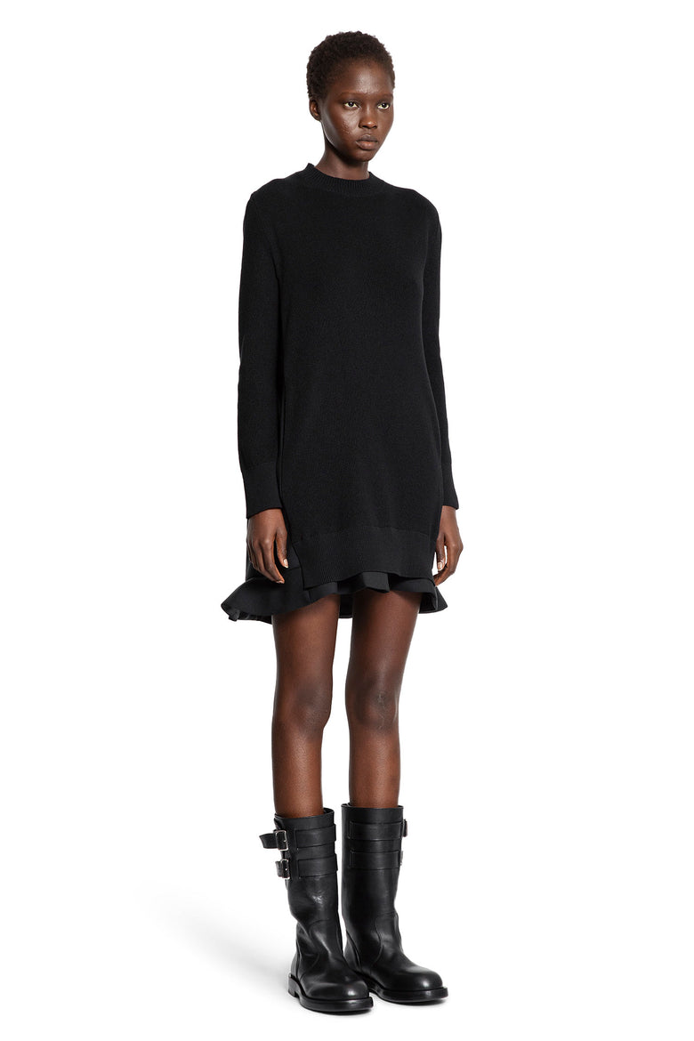 Suiting Mix Knit Dress