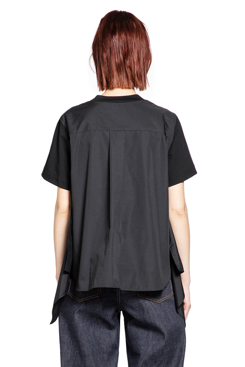 Poplin x Cotton Jersey T-Shirt - Antonioli.eu