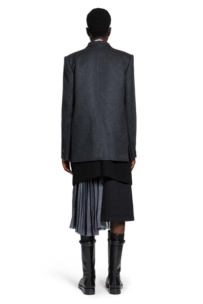 Wool Melton x Wool Knit Blazer