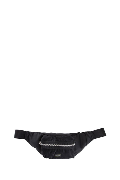 SACAI UNISEX BLACK FANNY PACKS