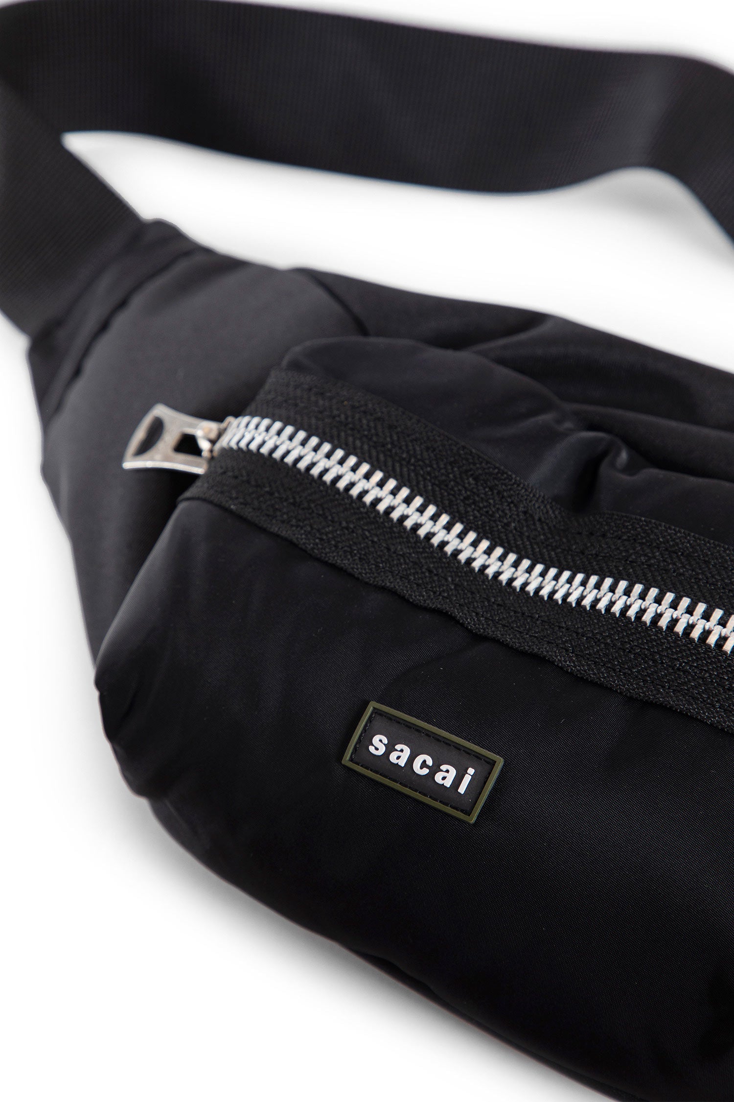 SACAI UNISEX BLACK FANNY PACKS