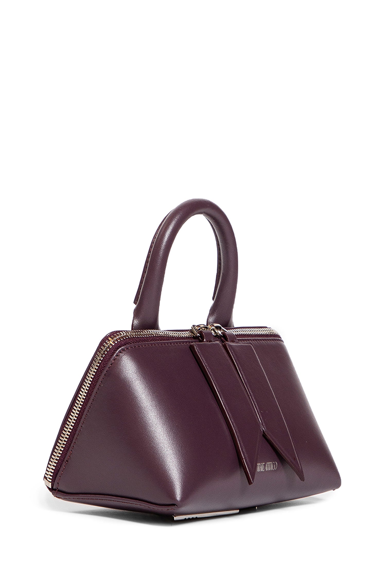 THE ATTICO WOMAN PURPLE TOP HANDLE BAGS