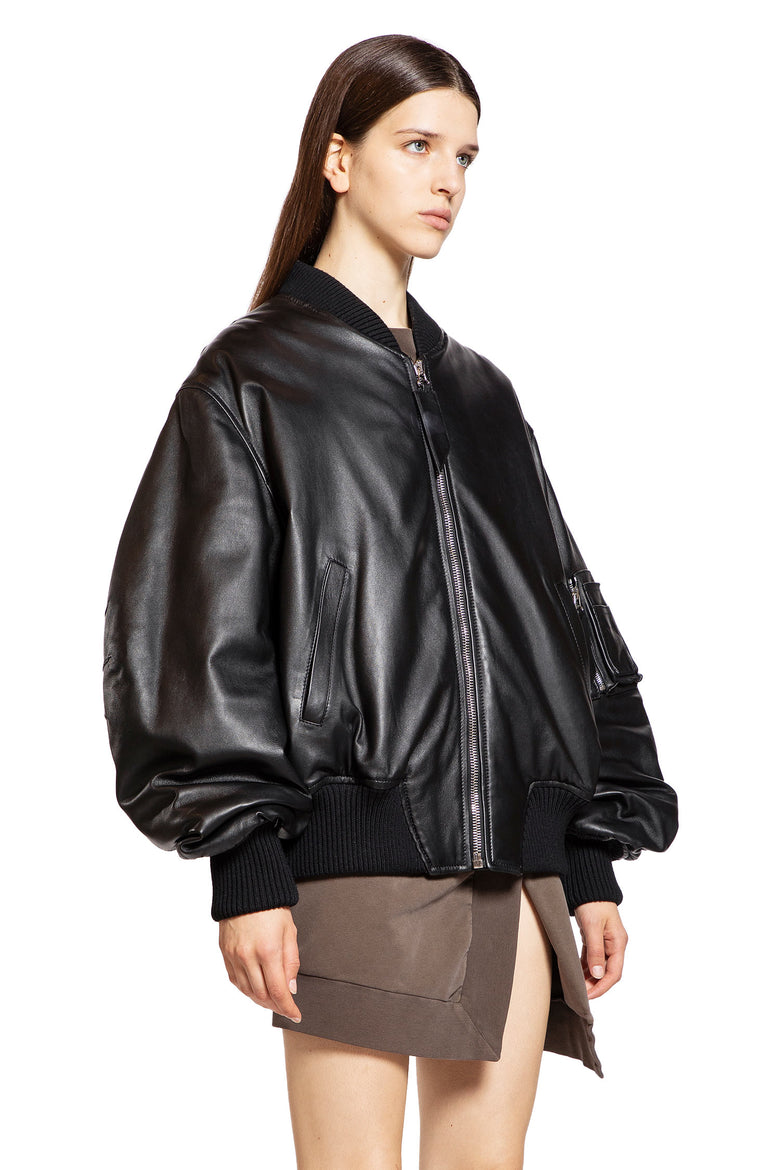 THE ATTICO WOMAN BLACK JACKETS