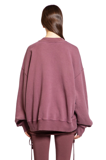 THE ATTICO WOMAN PURPLE SWEATSHIRTS