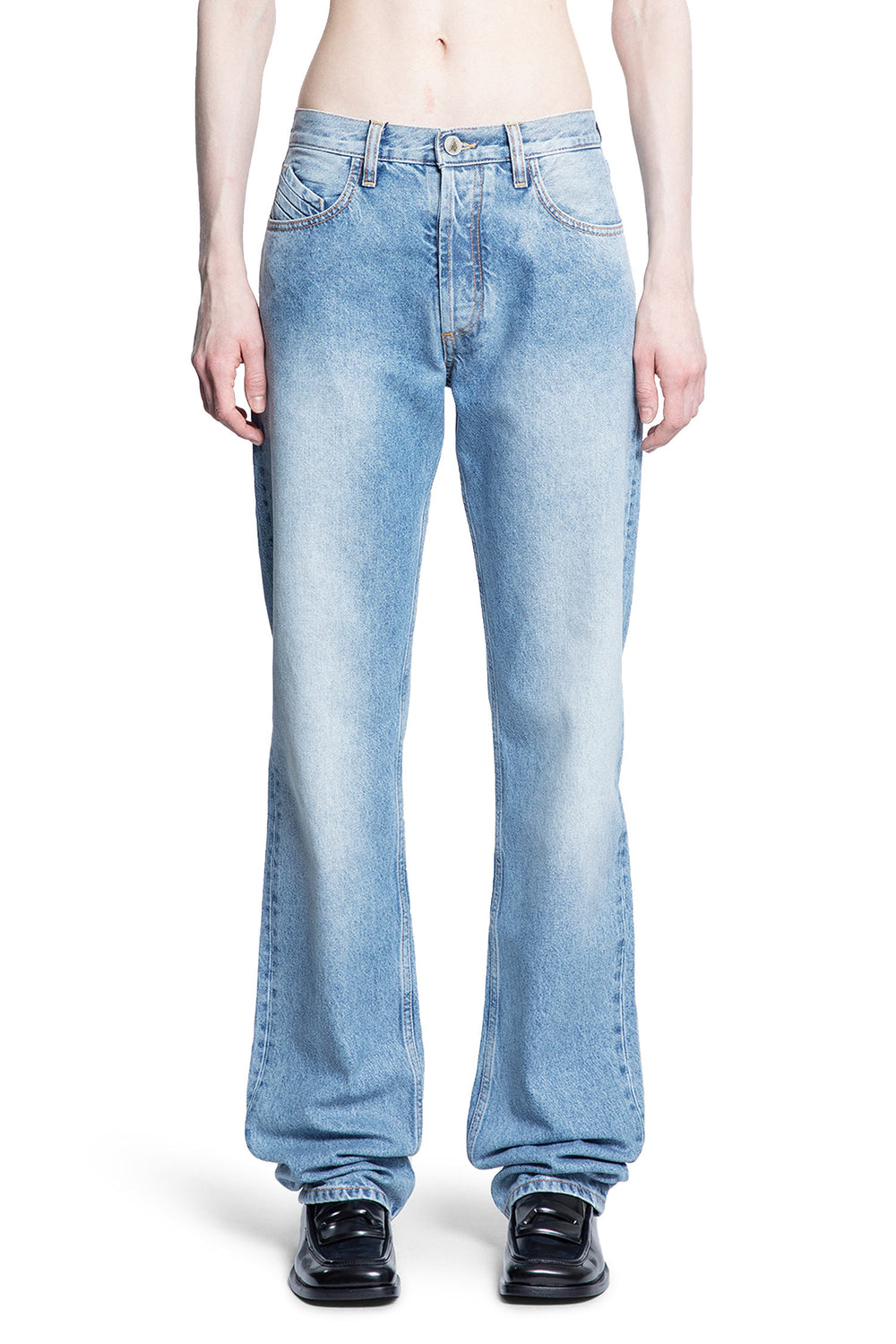 THE ATTICO WOMAN BLUE JEANS