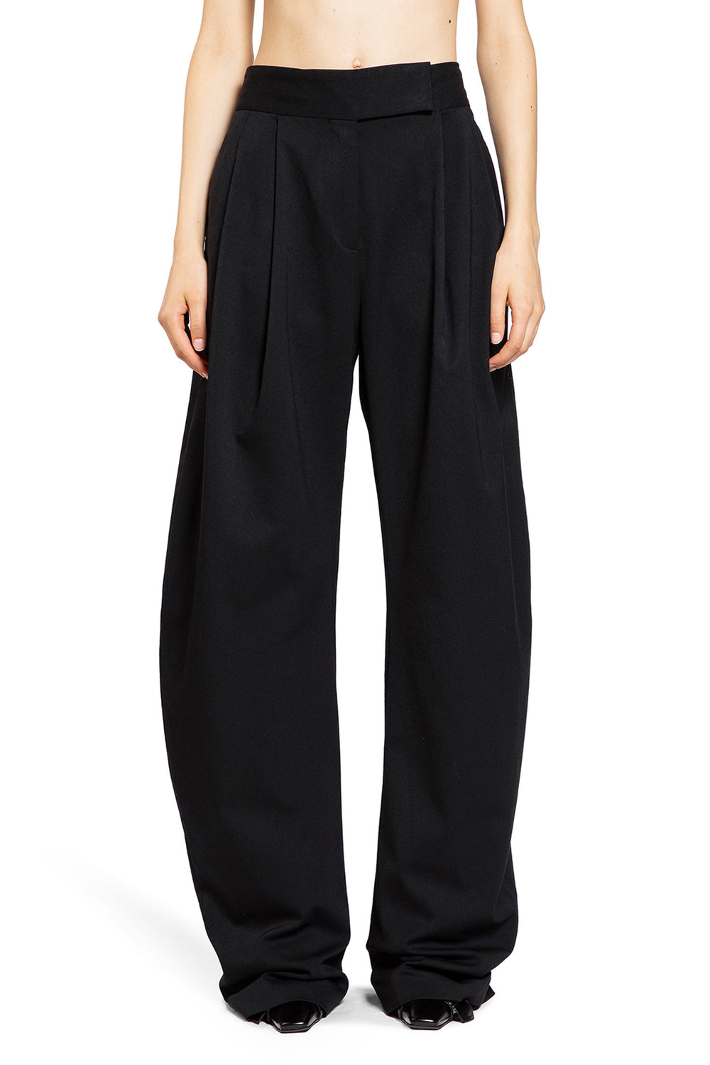 THE ATTICO WOMAN BLACK TROUSERS