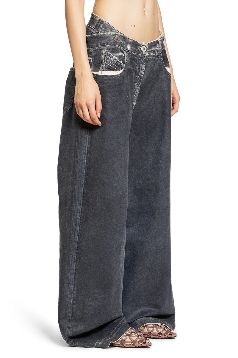 Long Pants in Matte coated canvas - Antonioli.eu