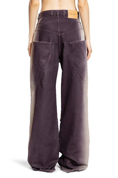 THE ATTICO WOMAN PURPLE TROUSERS