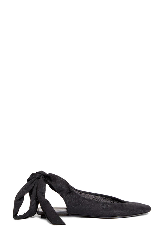 THE ATTICO WOMAN BLACK FLATS