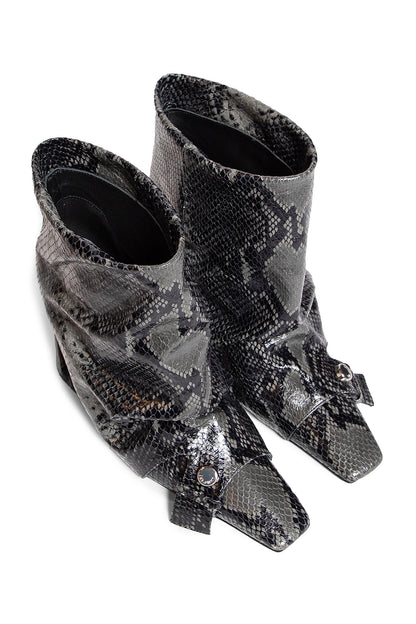 THE ATTICO WOMAN GREY BOOTS