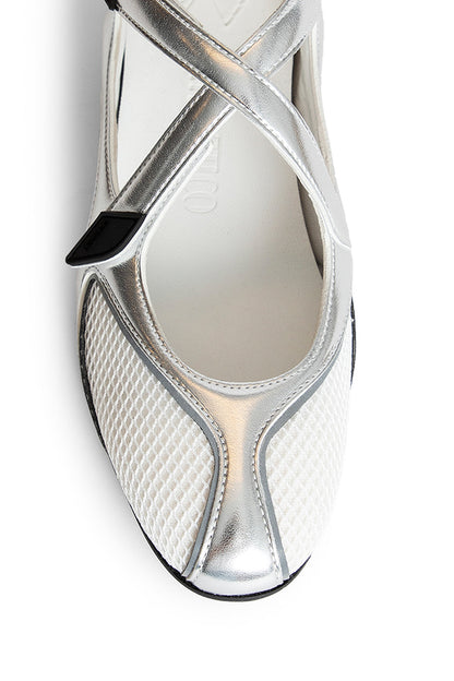 THE ATTICO WOMAN WHITE FLATS