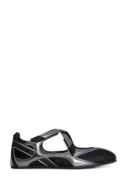 THE ATTICO WOMAN BLACK FLATS