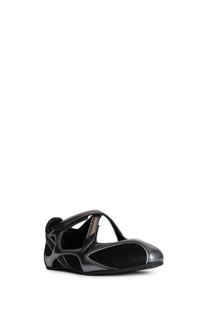 THE ATTICO WOMAN BLACK FLATS
