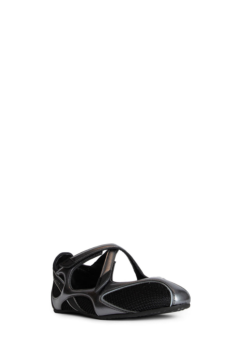 THE ATTICO WOMAN BLACK FLATS
