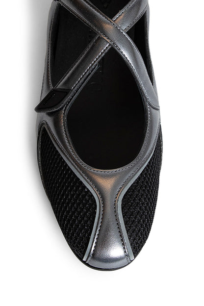 THE ATTICO WOMAN BLACK FLATS