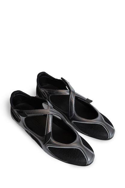 THE ATTICO WOMAN BLACK FLATS
