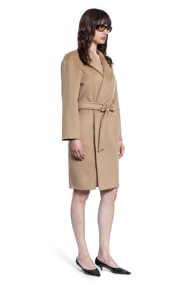 MAX MARA WOMAN BEIGE COATS