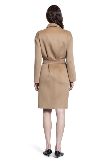 MAX MARA WOMAN BEIGE COATS