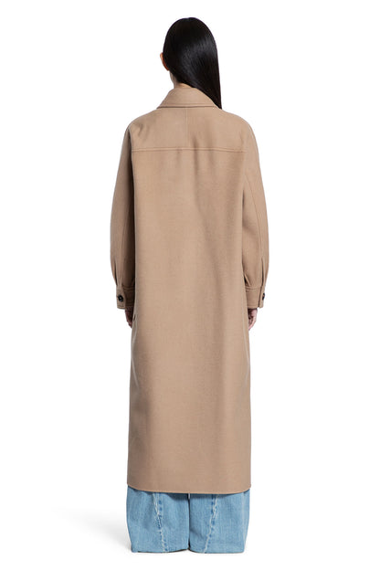 MAX MARA WOMAN BROWN COATS