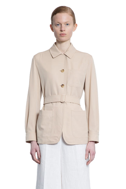 MAX MARA WOMAN BEIGE JACKETS