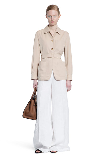 MAX MARA WOMAN BEIGE JACKETS