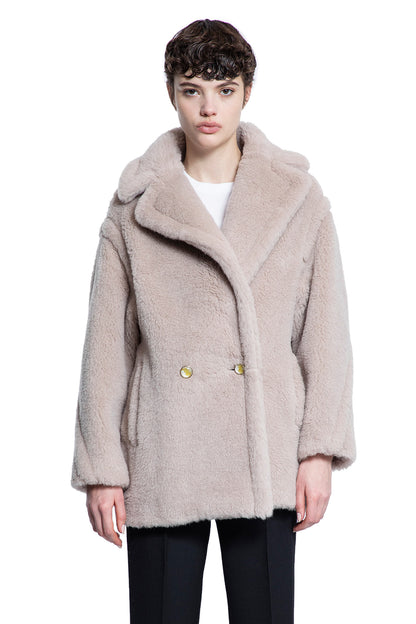 MAX MARA WOMAN BEIGE COATS