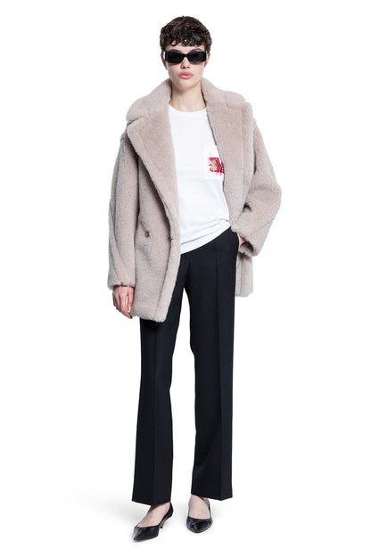 MAX MARA WOMAN BEIGE COATS