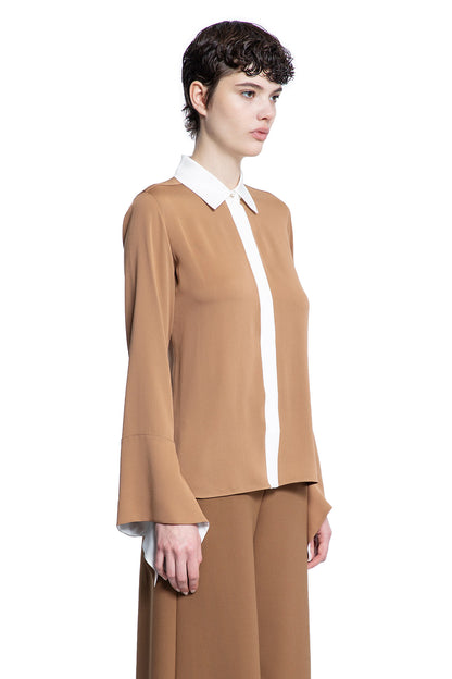 MAX MARA WOMAN BROWN SHIRTS