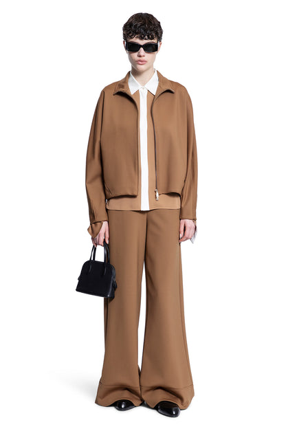 MAX MARA WOMAN BROWN SHIRTS