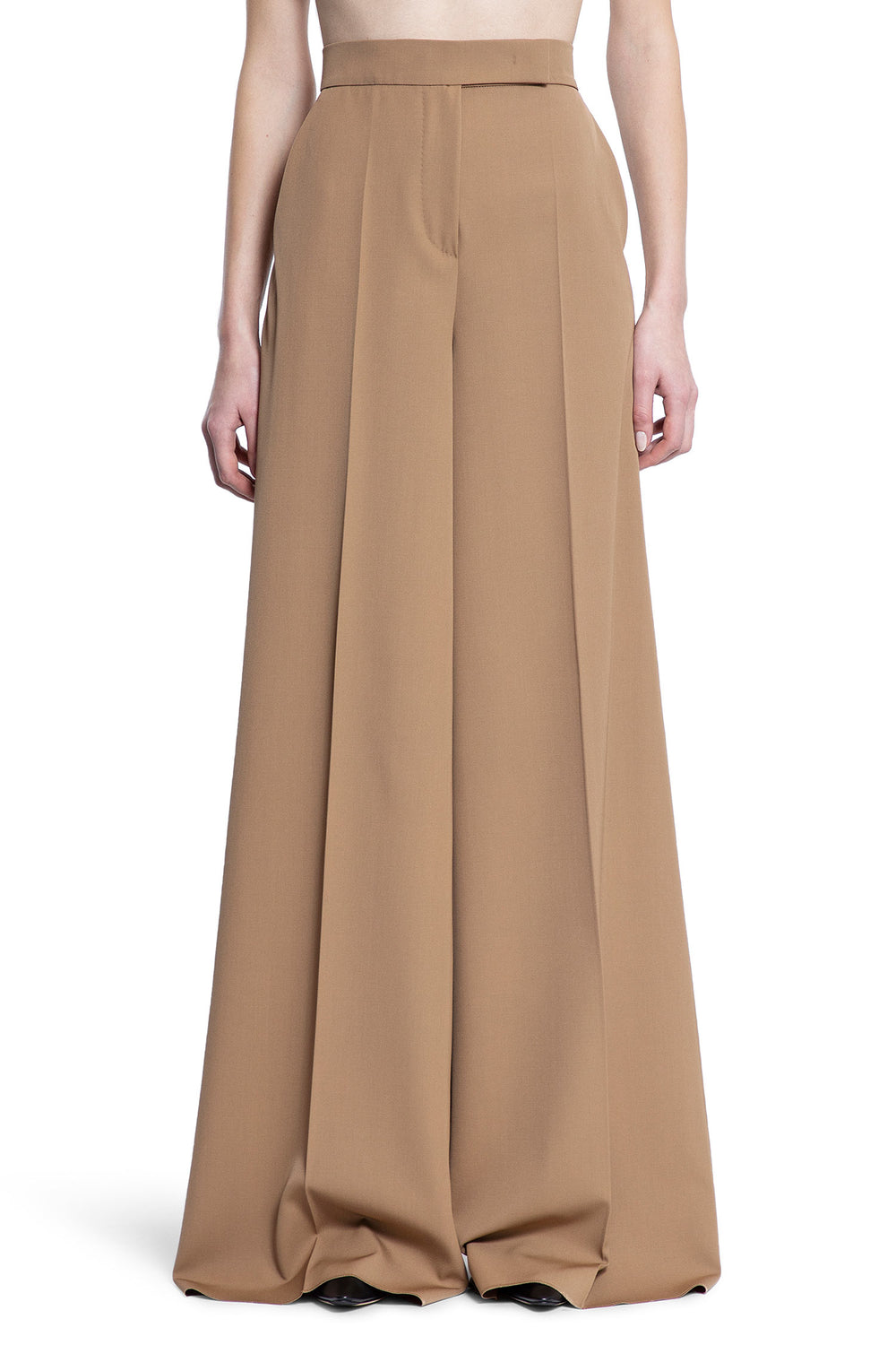 MAX MARA WOMAN BEIGE TROUSERS