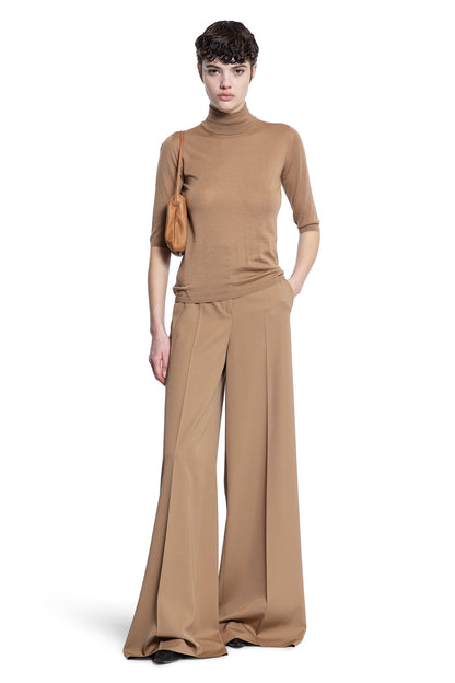 MAX MARA WOMAN BEIGE TROUSERS