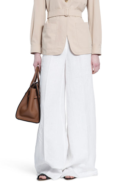 MAX MARA WOMAN WHITE TROUSERS