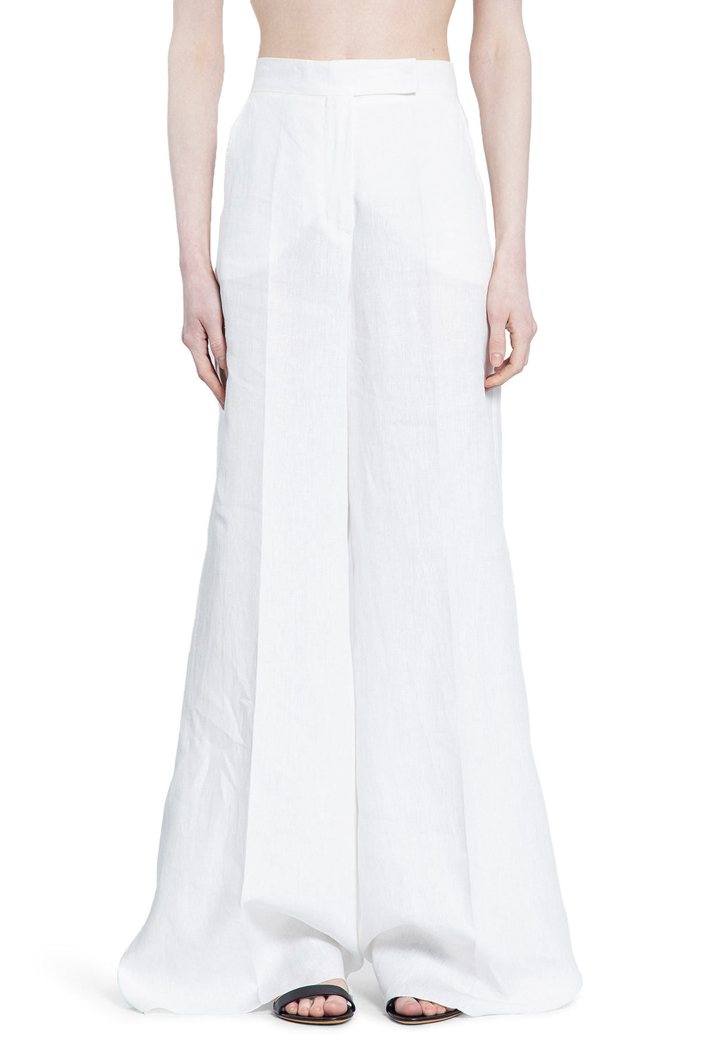 MAX MARA WOMAN WHITE TROUSERS