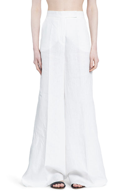 MAX MARA WOMAN WHITE TROUSERS