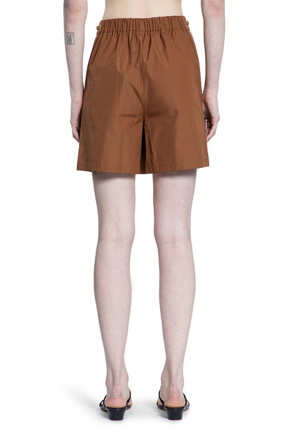 MAX MARA WOMAN BROWN SHORTS