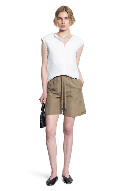 MAX MARA WOMAN BEIGE SHORTS