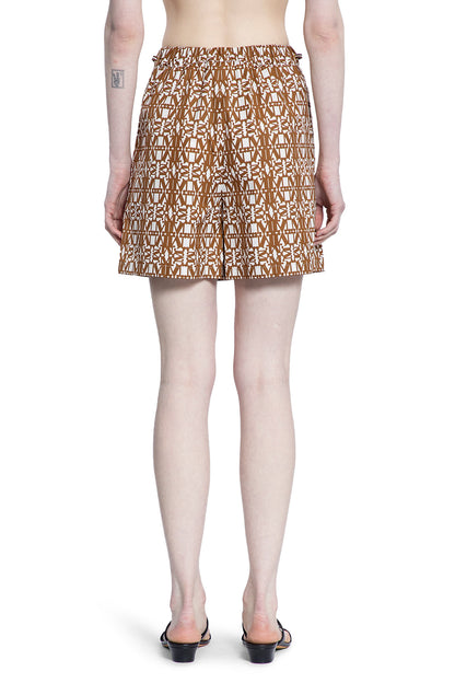 MAX MARA WOMAN BROWN SHORTS