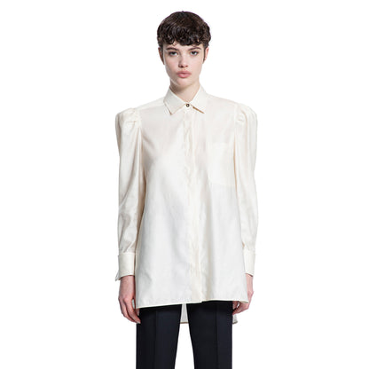 MAX MARA WOMAN OFF-WHITE SHIRTS