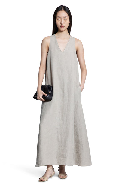 MAX MARA WOMAN BEIGE DRESSES