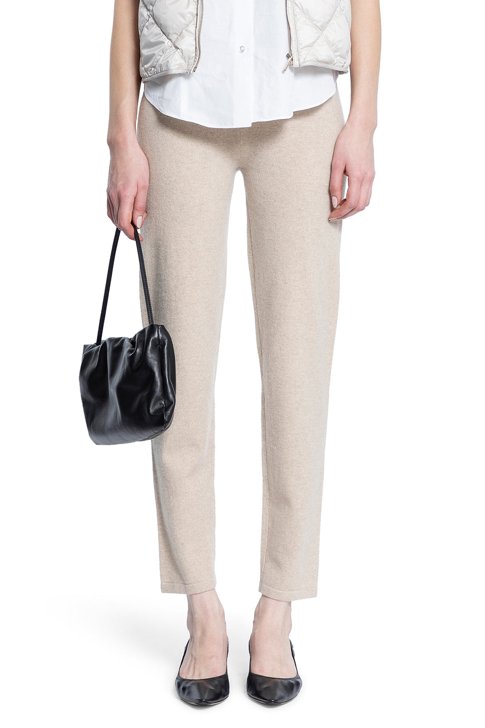 MAX MARA WOMAN BEIGE TROUSERS