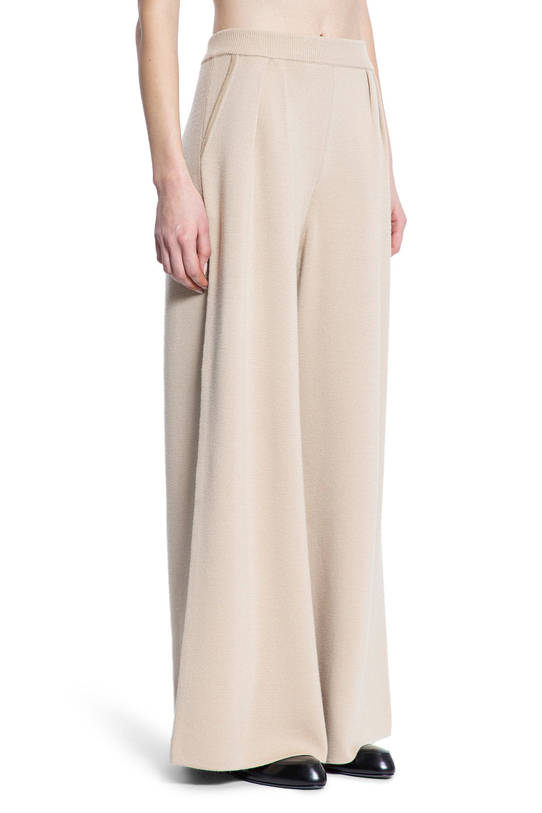 MAX MARA WOMAN BEIGE TROUSERS