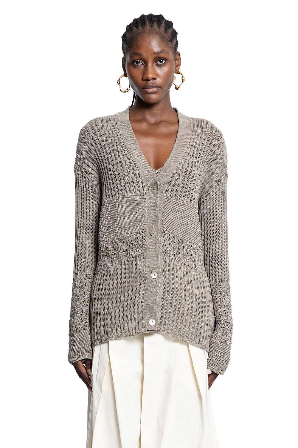 MAX MARA WOMAN BEIGE KNITWEAR
